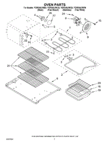 04 - Oven Parts parts for Whirlpool Range YGR556LRKC0 from AppliancePartsPros.com
