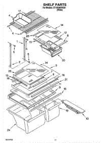 06 - Shelf Parts, Optional Parts parts for Whirlpool Refrigerator CT18GMXRQ01 from AppliancePartsPros.com
