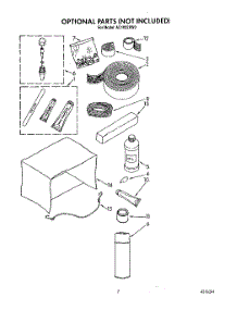 05 - Optional parts for Whirlpool Air Conditioner AC1022XW0 from AppliancePartsPros.com
