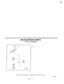05 - Miscellaneous parts for Whirlpool Washer LA5430XPW0 from AppliancePartsPros.com