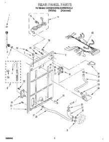 02 - Rear Panel parts for Kitchenaid Washer KAWE670BAL0 from AppliancePartsPros.com