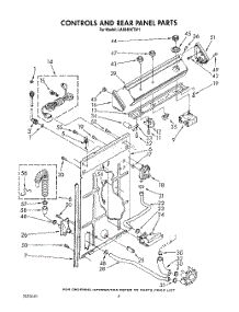 03 - Controls And Rear Panel parts for Whirlpool Washer LA6040XTF1 from AppliancePartsPros.com