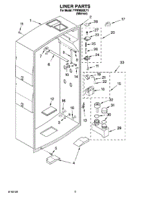 02 - Liner Parts parts for Whirlpool Personal Valet System PVWM600LY1 from AppliancePartsPros.com