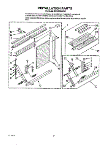 05 - Installation parts for Whirlpool Air Conditioner BPAC2400BS0 from AppliancePartsPros.com