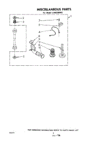07 - Miscellaneous , Literature And Optional parts for Whirlpool Washer LHA6300W2 from AppliancePartsPros.com