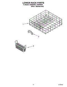 11 - Lower Rack Parts, Optional Parts (Not Included) parts for Whirlpool Dishwasher IUD8000RQ0 from AppliancePartsPros.com