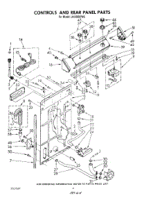 03 - Controls And Rear Panel parts for Whirlpool Washer LA5600XPW6 from AppliancePartsPros.com