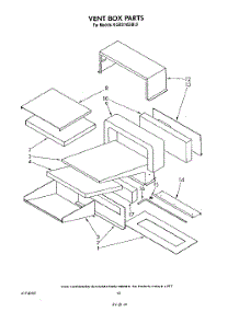 08 - Vent Box parts for Kitchenaid Oven KGBS145SBL0 from AppliancePartsPros.com