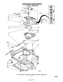 07 - Machine Base parts for Whirlpool Washer LA5000XPW0 from AppliancePartsPros.com