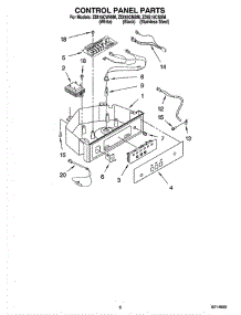 04 - Control Panel Parts parts for Whirlpool Ice Maker ZDIS15CSSM from AppliancePartsPros.com
