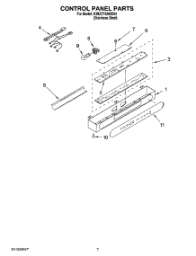 05 - Control Panel Parts parts for Kitchenaid Refrigerator KBUDT4265E04 from AppliancePartsPros.com