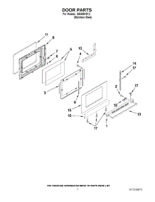 05 - Door Parts parts for Whirlpool Range ISG650VS12 from AppliancePartsPros.com