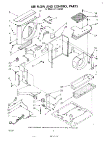 03 - Air Flow And Control , Lit / Optional parts for Whirlpool Air Conditioner CPT18C2A1 from AppliancePartsPros.com