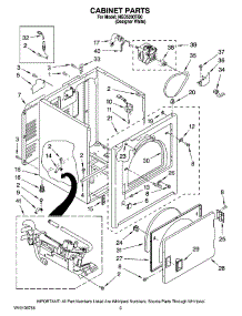 02 - Cabinet Parts parts for Maytag Dryer NGD5200TQ0 from AppliancePartsPros.com