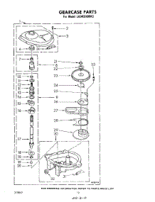 10 - Gearcase parts for Whirlpool Washer LA5400XMW3 from AppliancePartsPros.com