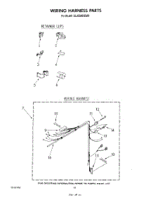 08 - Wiring Harness parts for Whirlpool Washer GLA5580XSF0 from AppliancePartsPros.com