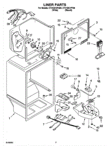 05 - Liner Parts parts for Whirlpool Refrigerator CT21GKXPQ00 from AppliancePartsPros.com