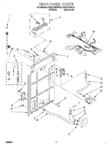 02 - Rear Panel parts for Kitchenaid Washer KAWL510BAL0 from AppliancePartsPros.com