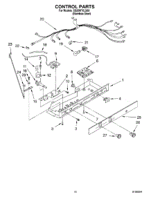 11 - Control Parts parts for Whirlpool Refrigerator SS25HFXLS00 from AppliancePartsPros.com