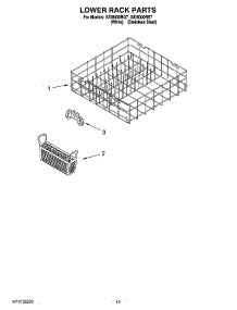 11 - Lower Rack Parts, Optional Parts (Not Included) parts for Whirlpool Dishwasher IUD8000RQ7 from AppliancePartsPros.com
