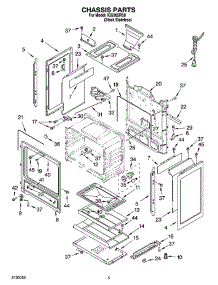 04 - Chassis Parts parts for Whirlpool Range IGS365RS0 from AppliancePartsPros.com