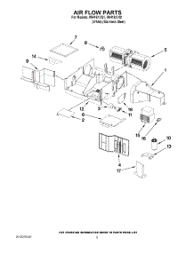 04 - Air Flow Parts parts for Whirlpool Microwave IMH16XVS1 from AppliancePartsPros.com