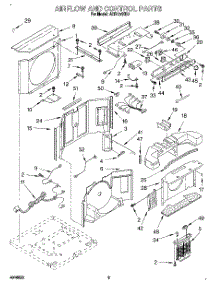 02 - Airflow And Control parts for Whirlpool Air Conditioner ACR124XD0 from AppliancePartsPros.com