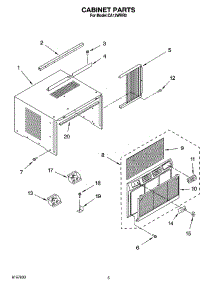 03 - Cabinet Parts, Optional Parts (Not Included) parts for Whirlpool Air Conditioner CA12WRR0 from AppliancePartsPros.com