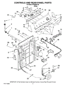 02 - Controls And Rear Panel Parts parts for Maytag Washer NTW5800TQ0 from AppliancePartsPros.com