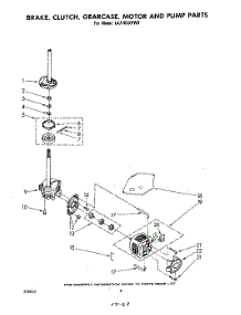 06 - Brake, Clutch, Gearcase, Motor And Pump parts for Whirlpool Washer LA7700XPW0 from AppliancePartsPros.com