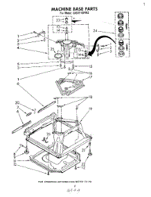 07 - Machine Base parts for Whirlpool Washer LA5311XPW3 from AppliancePartsPros.com