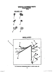 08 - Wiring Harness parts for Whirlpool Washer AL2121WW0 from AppliancePartsPros.com