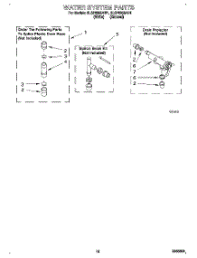10 - Water System parts for Whirlpool Washer 6LSP8255AN1 from AppliancePartsPros.com