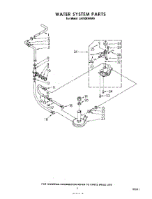 05 - Water System parts for Whirlpool Washer LA7500XKW0 from AppliancePartsPros.com