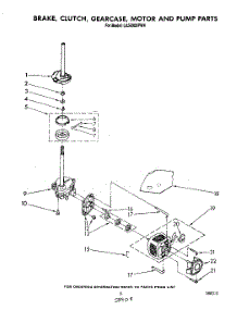 06 - Brake, Clutch, Gearcase, Motor And Pump parts for Whirlpool Washer LA5600XPW4 from AppliancePartsPros.com
