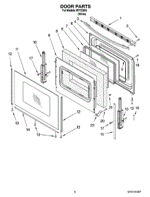 05 - Door Parts, Optional Parts (Not Included) parts for Whirlpool Range IRP33803 from AppliancePartsPros.com