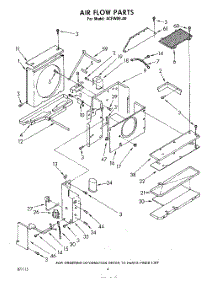 03 - Airflow parts for Whirlpool Air Conditioner ACFW0940 from AppliancePartsPros.com