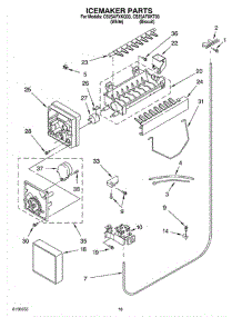 12 - Icemaker Parts, Parts Not Illustrated parts for Whirlpool Refrigerator CS25AFXKQ03 from AppliancePartsPros.com