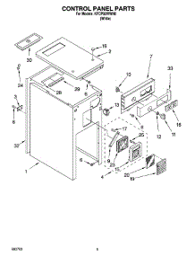 05 - Control Panel Parts parts for Kitchenaid Compactor KFCP02IRWH0 from AppliancePartsPros.com