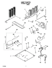 04 - Unit Parts parts for Whirlpool Refrigerator IMT186301 from AppliancePartsPros.com