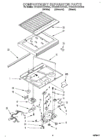 03 - Compartment Separator parts for Whirlpool Refrigerator ET22DKXBW00 from AppliancePartsPros.com