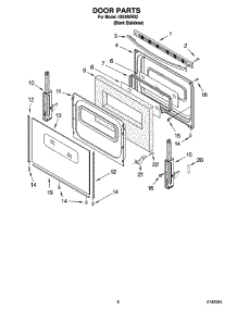 06 - Door Parts, Optional Parts parts for Whirlpool Range IGS385RS2 from AppliancePartsPros.com