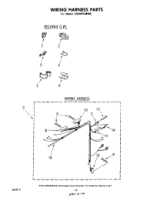 08 - Wiring Harness parts for Whirlpool Washer LA5460XMW0 from AppliancePartsPros.com