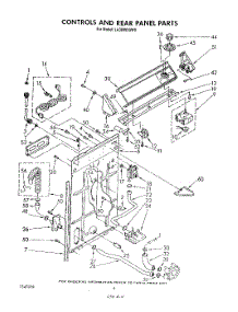 03 - Controls And Rear Panel parts for Whirlpool Washer LA3800XSW0 from AppliancePartsPros.com