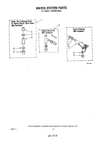 11 - Water System parts for Whirlpool Washer LA5000XPW3 from AppliancePartsPros.com