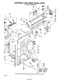 03 - Controls And Rear Panel parts for Whirlpool Washer LA5000XPW3 from AppliancePartsPros.com