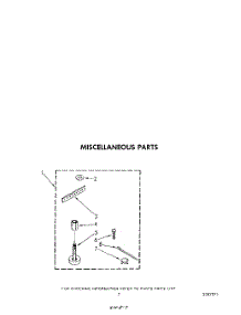 05 - Miscellaneous parts for Whirlpool Washer LA6300XPW6 from AppliancePartsPros.com