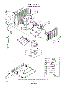 02 - Unit parts for Whirlpool Air Conditioner ACP602XM0 from AppliancePartsPros.com