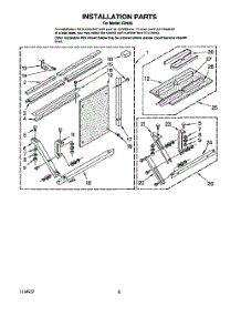 06 - Installation parts for Whirlpool Air Conditioner R243A from AppliancePartsPros.com