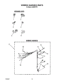09 - Wiring Harness parts for Whirlpool Washer LA6800XTG1 from AppliancePartsPros.com
